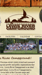 Mobile Screenshot of lewisrivercampground.org