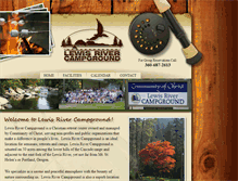 Tablet Screenshot of lewisrivercampground.org